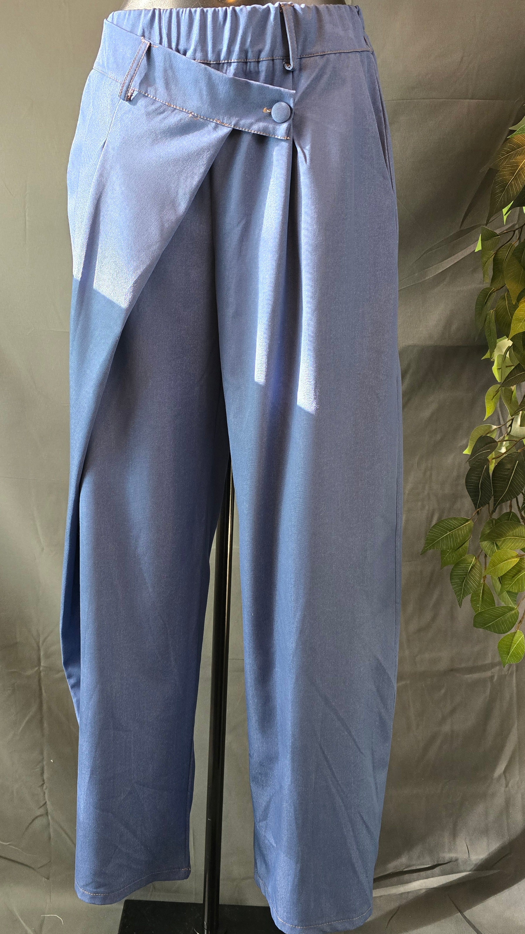 Pantalon met overslag