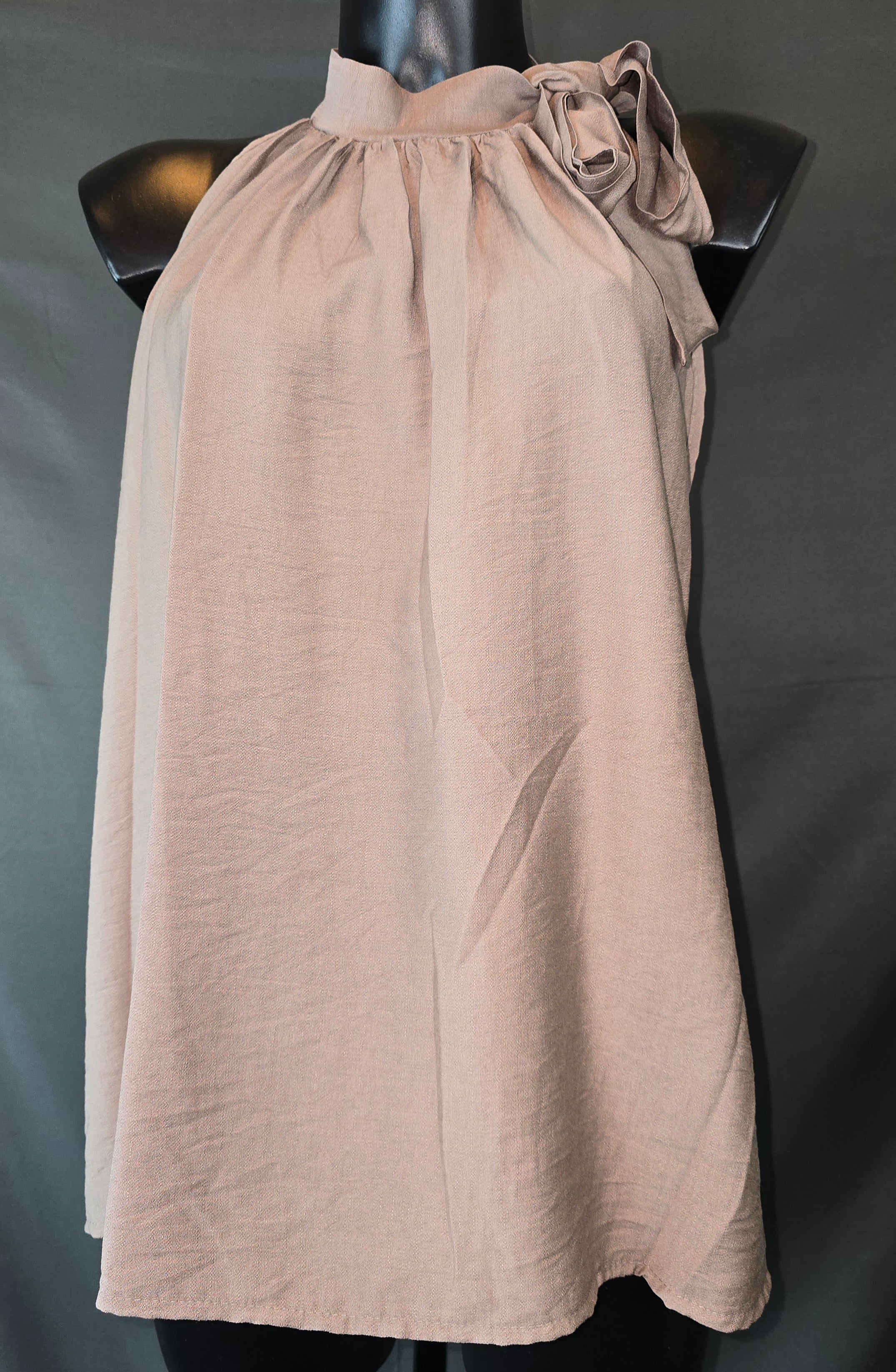 Halter top met strik