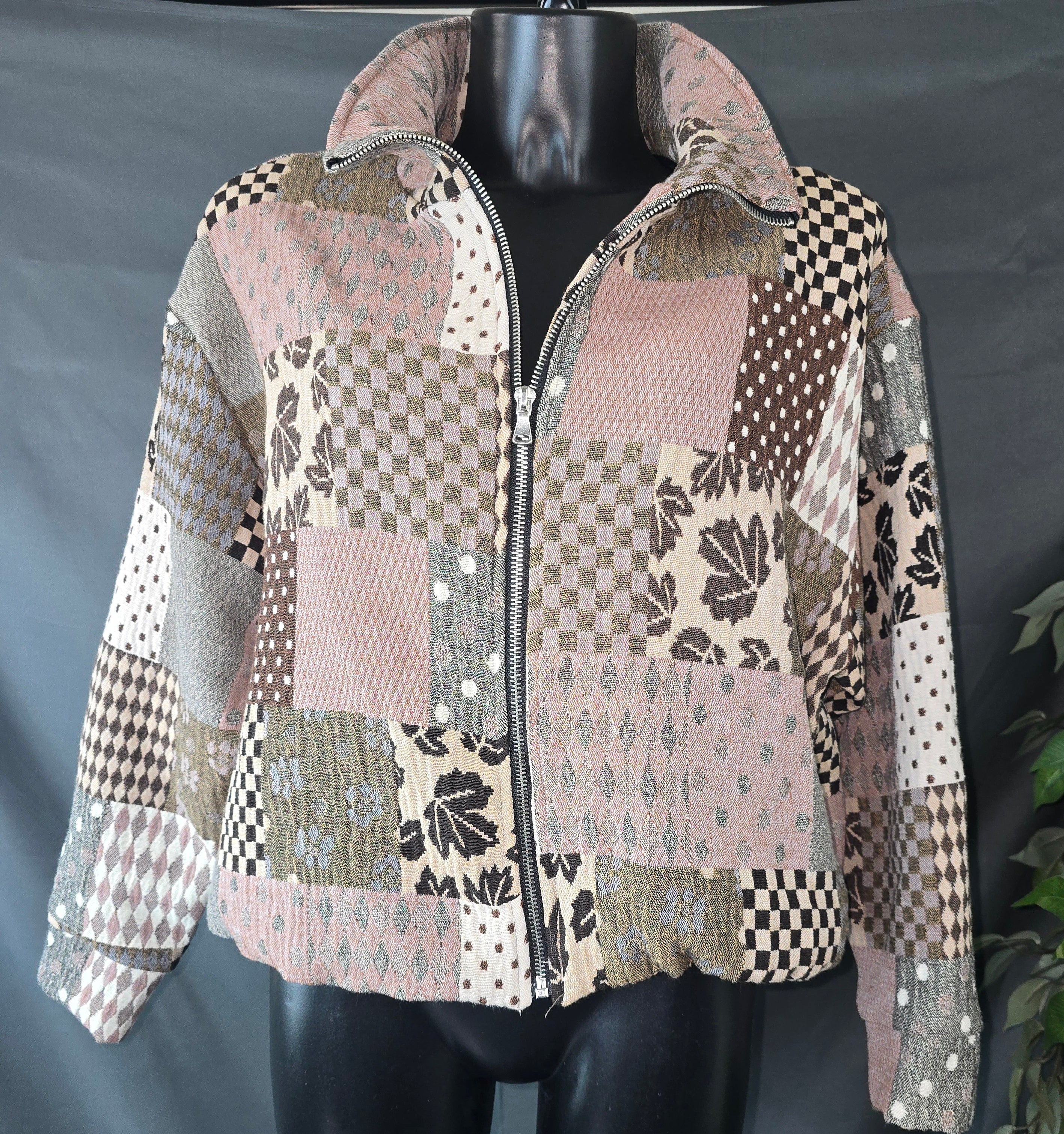 Patchwork jas