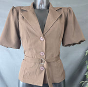 Blazer met pofmouw