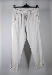 Joggingbroek met bies